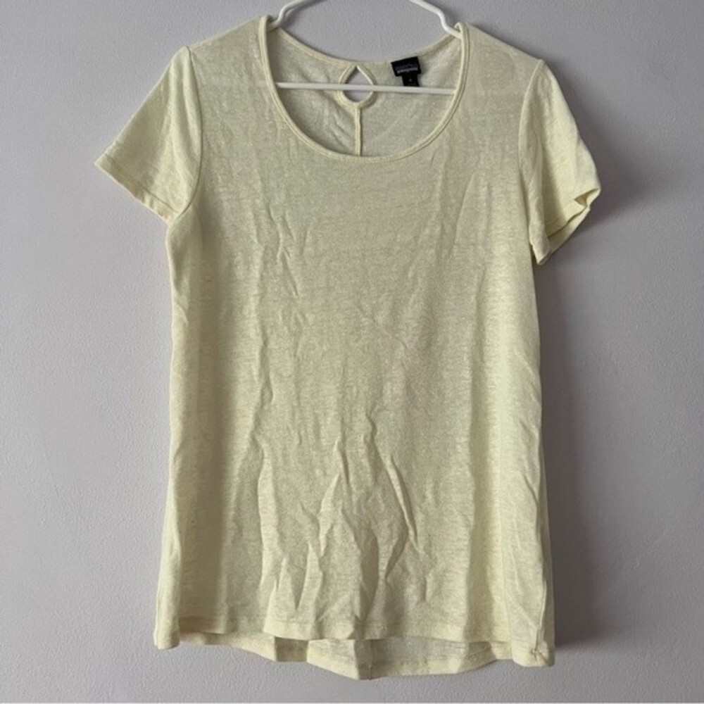 🍉 Patagonia Mount Airy Scoop Tee Linen Small